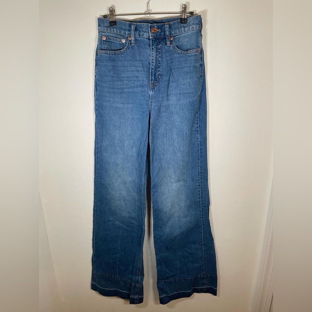 J.Crew Five Pocket Wide-Leg Trouser Jeans